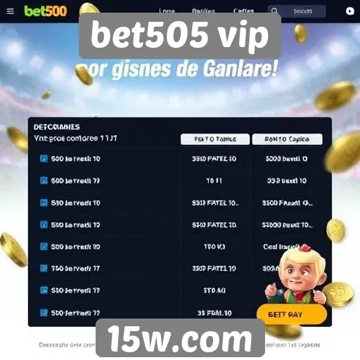 Promoções e bonificações no site bet505 vip